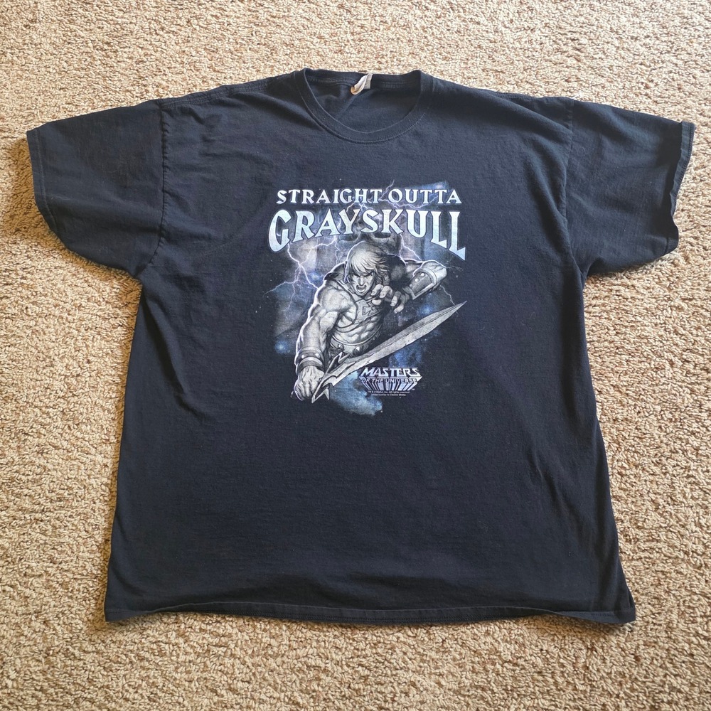 Masters of theโ Universe He-Man Straight Outta Grayskull Tee 2XL